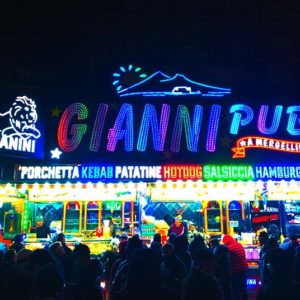 Insegne a led a Napoli per camion panini